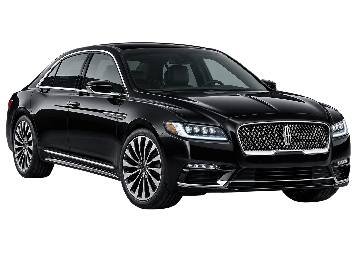 Black executive sedan